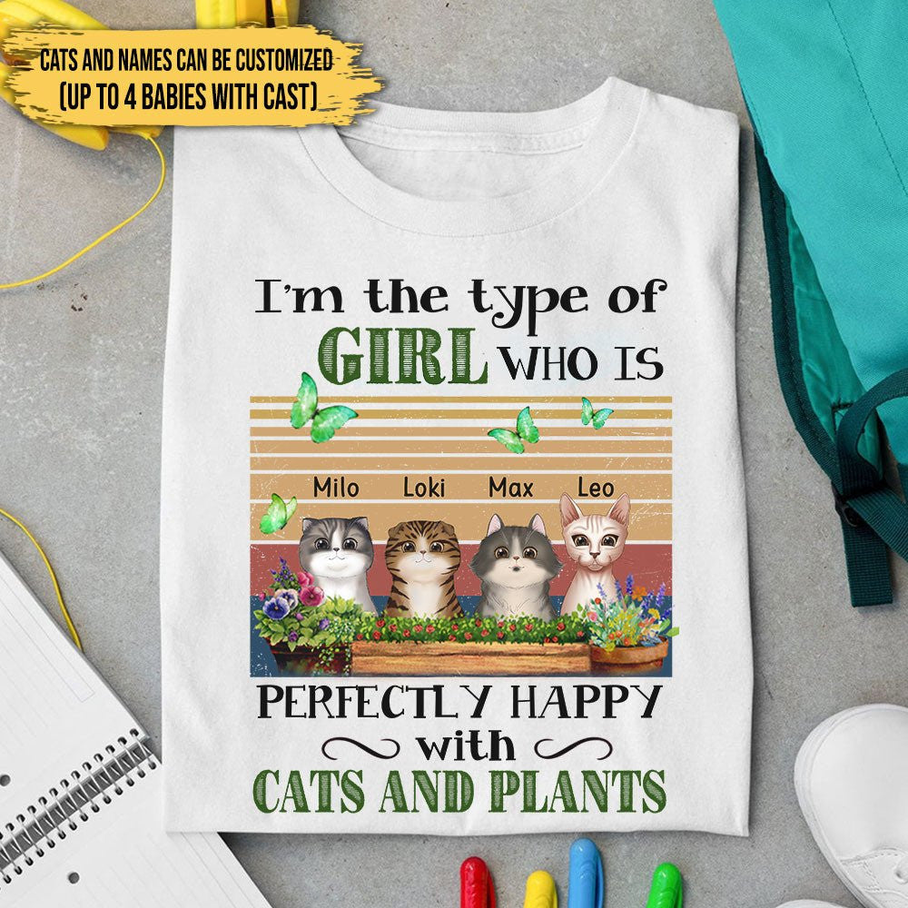Personalized I'm The Type Of Girl Who Is Perfectly Happy With Cats And Plants Shirtwdwq eqw easdasd Personalized I'm The Type Of Girl Who Is Perfectly Happy With Cats And Plants Shirtewq wqe wqeaadk.