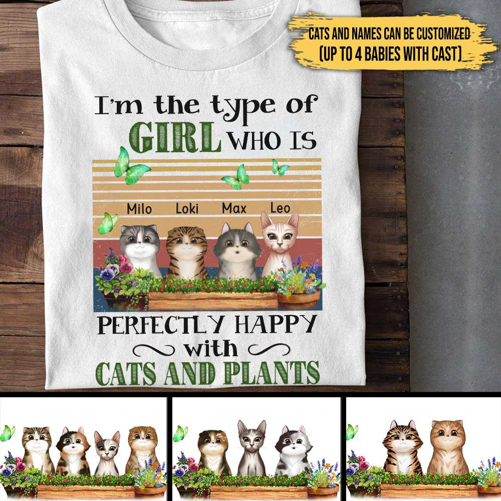Personalized I'm The Type Of Girl Who Is Perfectly Happy With Cats And Plants Shirtwdwq eqw easdasd Personalized I'm The Type Of Girl Who Is Perfectly Happy With Cats And Plants Shirtewq wqe wqeaadk.