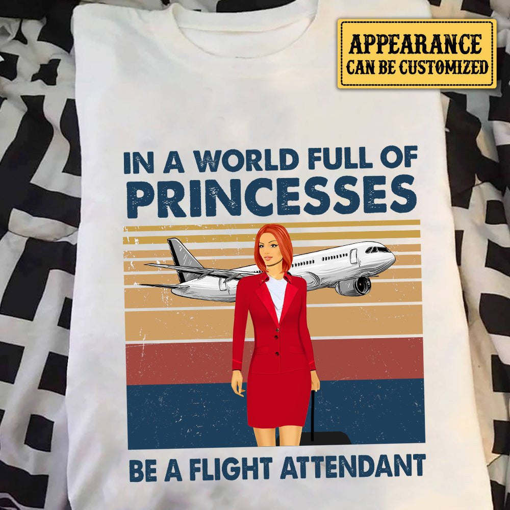 Personalized In A World Full Of Princesses Be A Flight Attendant Shirtwdwq eqw easdasd Personalized In A World Full Of Princesses Be A Flight Attendant Shirtewq wqe wqeaadk.