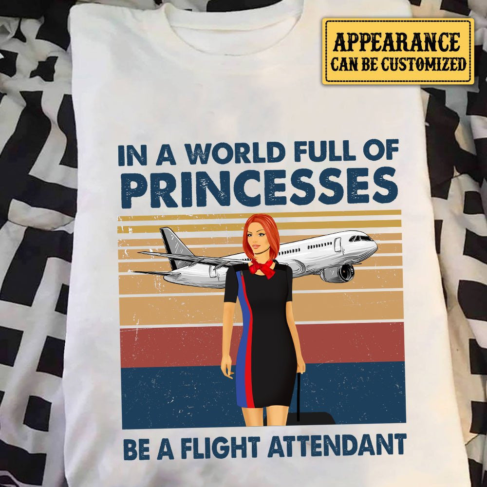 Personalized In A World Full Of Princesses Be A Flight Attendant Shirtwdwq eqw easdasd Personalized In A World Full Of Princesses Be A Flight Attendant Shirtewq wqe wqeaadk.