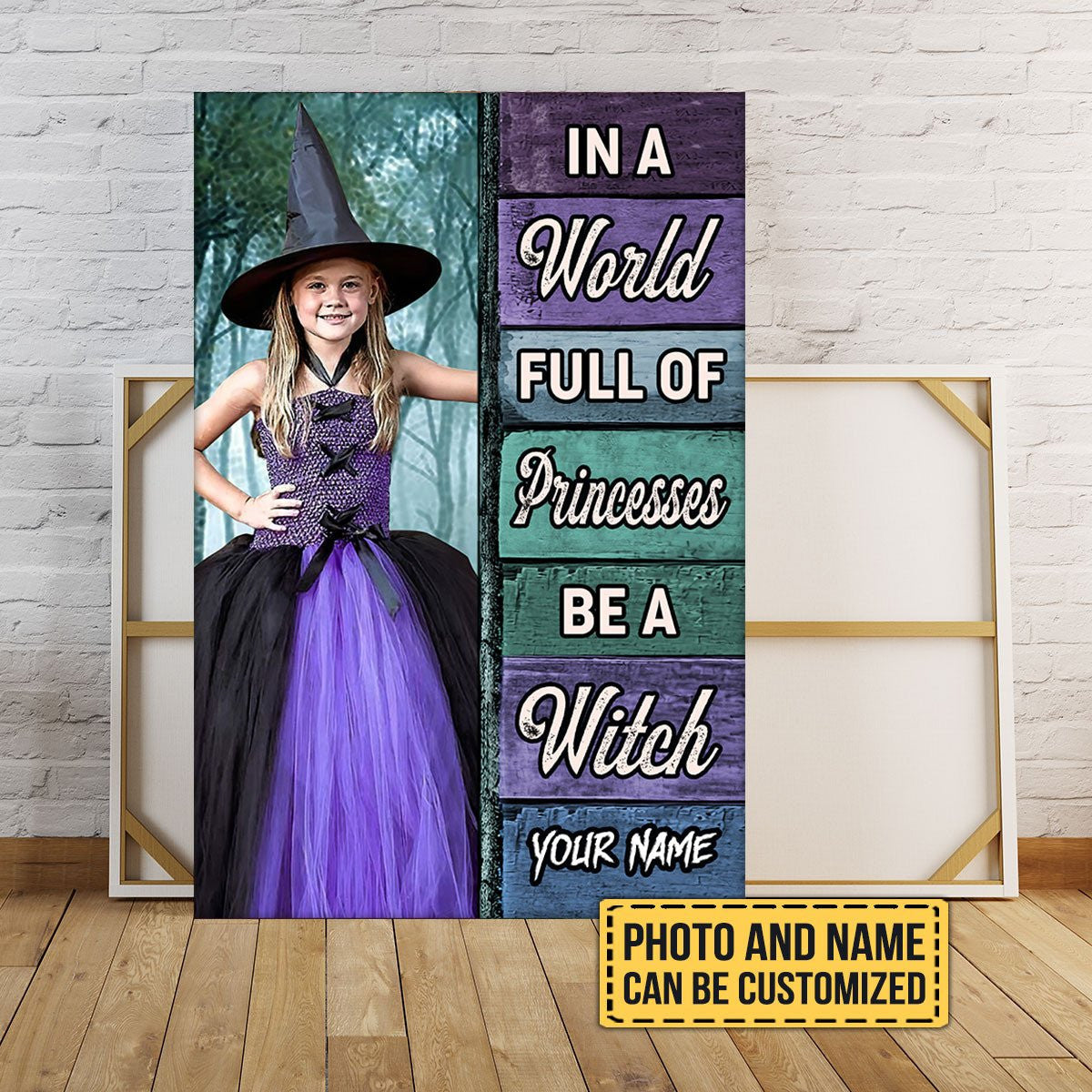 Personalized In A World Full Of Princesses Be A Witch Poster & Canvaswdwq eqw easdasd Personalized In A World Full Of Princesses Be A Witch Poster & Canvasewq wqe wqeaadk.