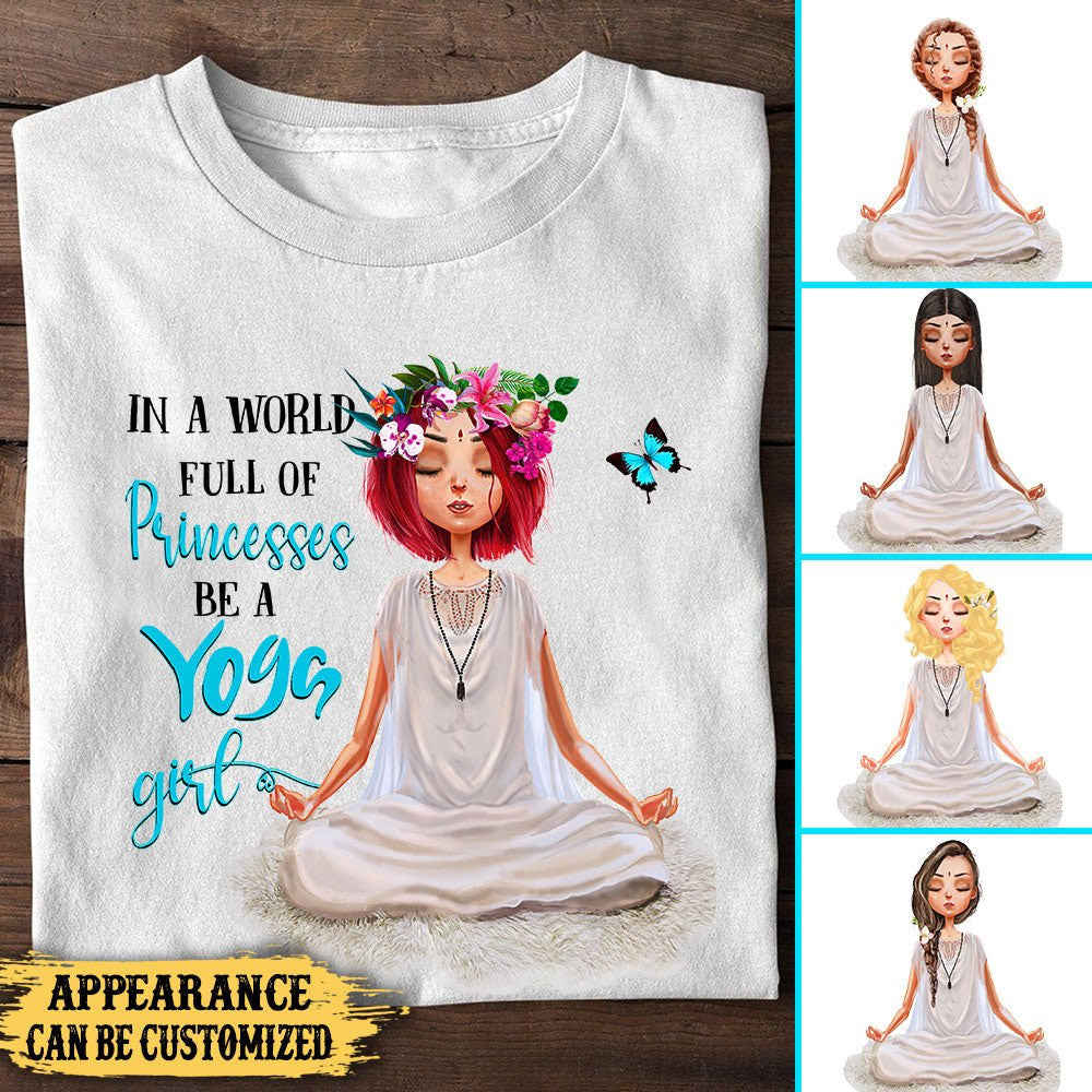 Personalized In A World Full Of Princesses Be A Yoga Girl Shirtwdwq eqw easdasd Personalized In A World Full Of Princesses Be A Yoga Girl Shirtewq wqe wqeaadk.