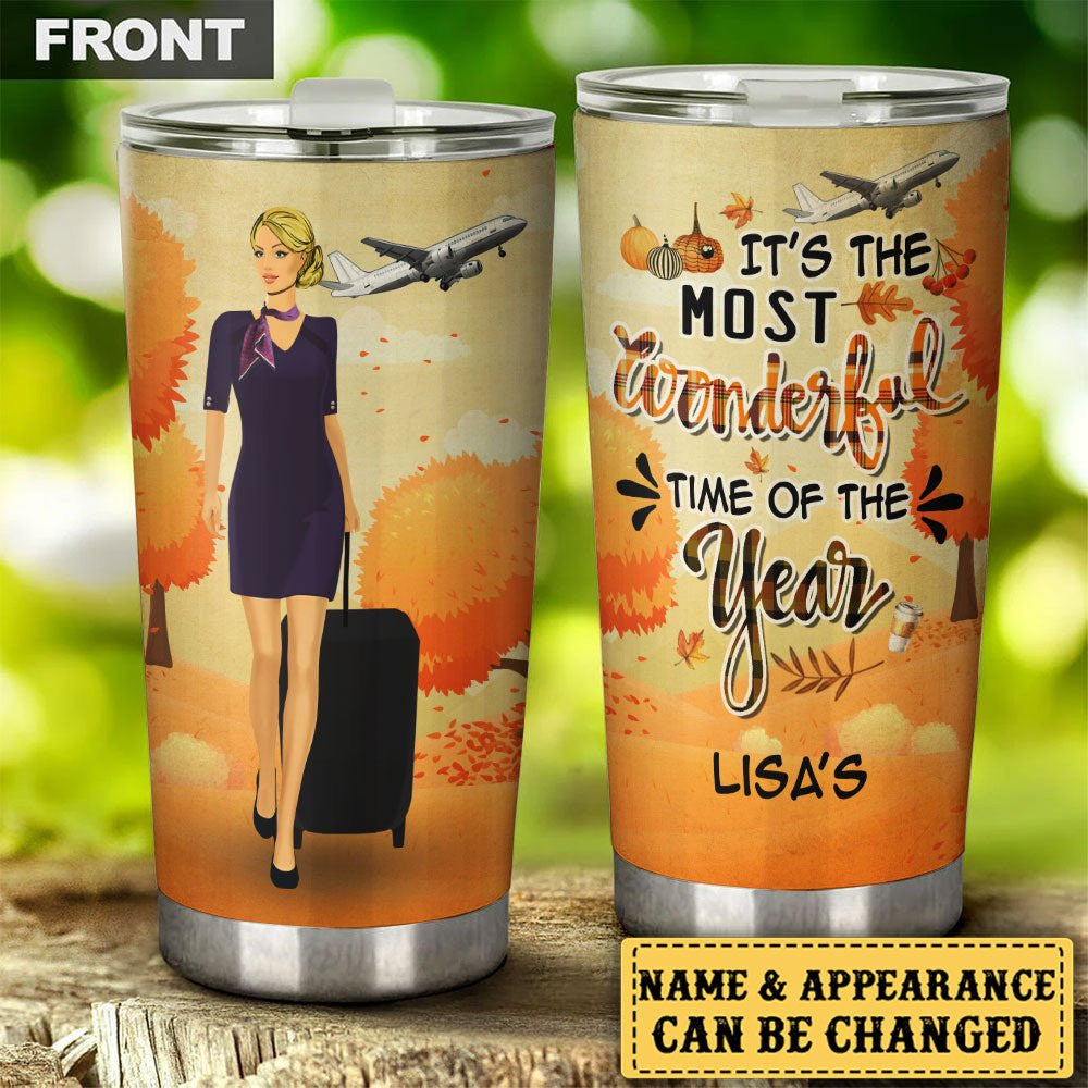 Personalized It's The Most Wonderful Time Of The Year Flight Attendant Tumblerwdwq eqw easdasd Personalized It's The Most Wonderful Time Of The Year Flight Attendant Tumblerewq wqe wqeaadk.