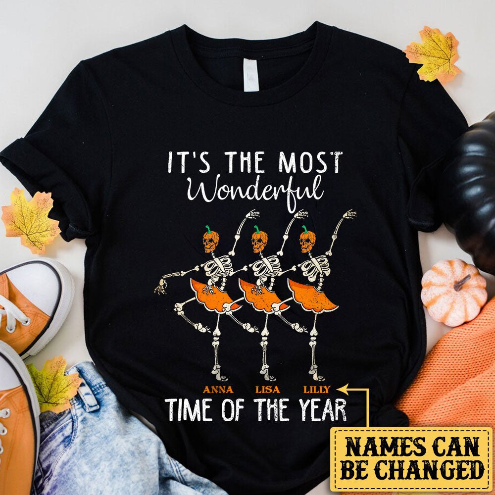 Personalized It's The Most Wonderful Time Of The Year Skeleton Ballet Shirtwdwq eqw easdasd Personalized It's The Most Wonderful Time Of The Year Skeleton Ballet Shirtewq wqe wqeaadk.