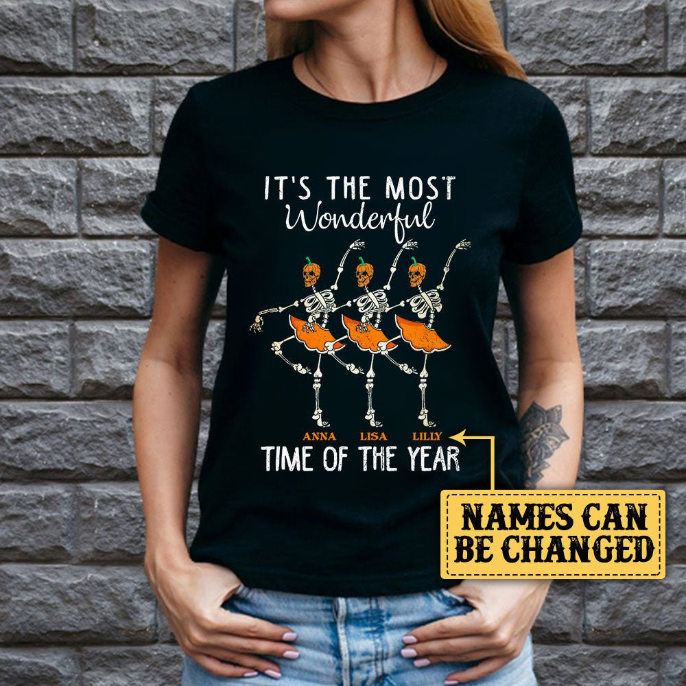 Personalized It's The Most Wonderful Time Of The Year Skeleton Ballet Shirtwdwq eqw easdasd Personalized It's The Most Wonderful Time Of The Year Skeleton Ballet Shirtewq wqe wqeaadk.