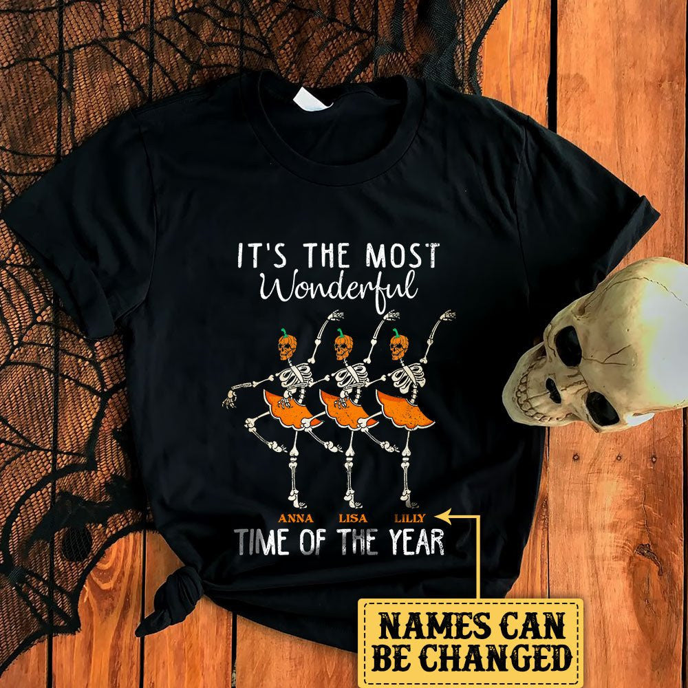 Personalized It's The Most Wonderful Time Of The Year Skeleton Ballet Shirtwdwq eqw easdasd Personalized It's The Most Wonderful Time Of The Year Skeleton Ballet Shirtewq wqe wqeaadk.