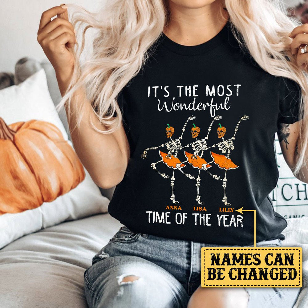 Personalized It's The Most Wonderful Time Of The Year Skeleton Ballet Shirtwdwq eqw easdasd Personalized It's The Most Wonderful Time Of The Year Skeleton Ballet Shirtewq wqe wqeaadk.
