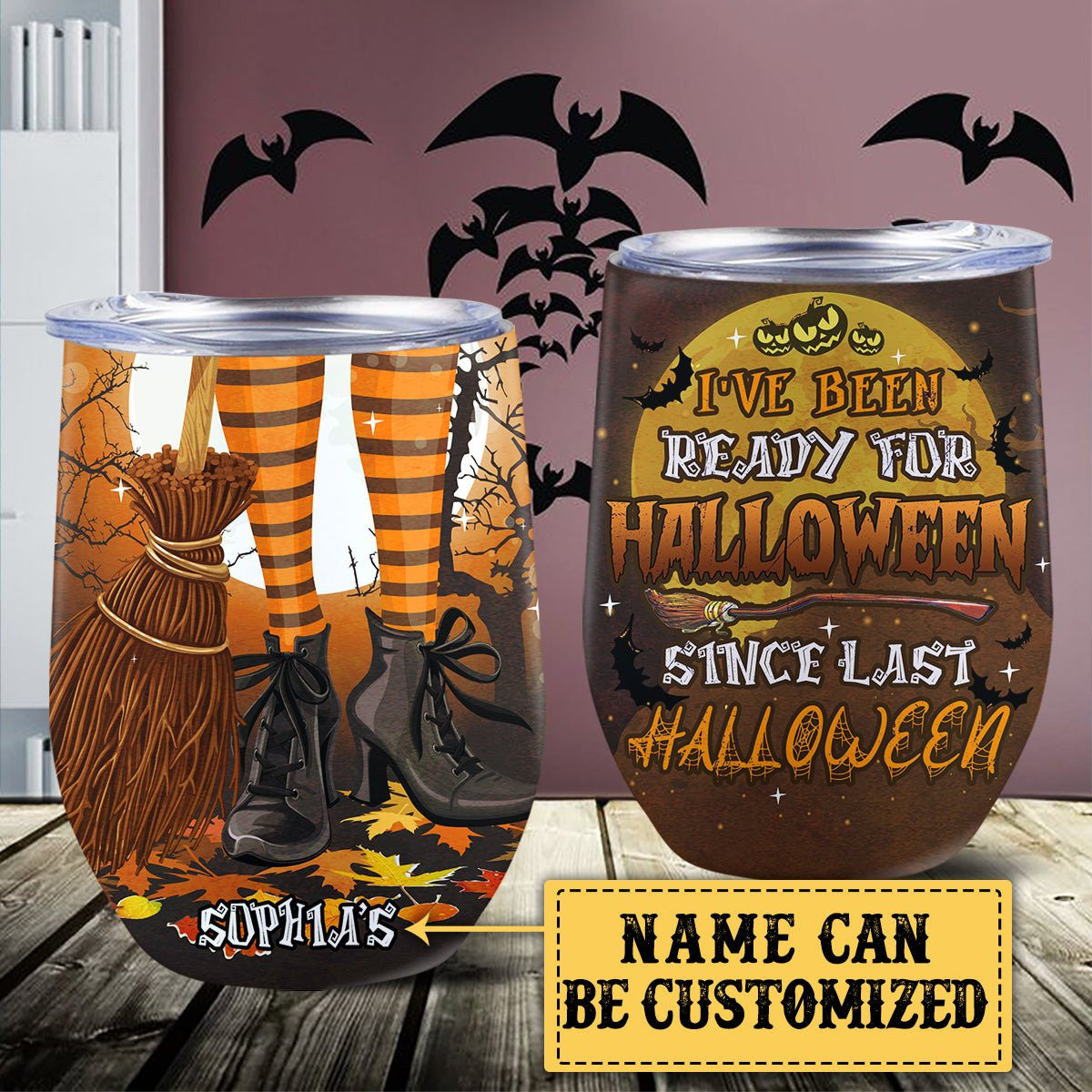 Personalized I've Been Ready For Halloween Since Last Halloween Wine Tumblerwdwq eqw easdasd Personalized I've Been Ready For Halloween Since Last Halloween Wine Tumblerewq wqe wqeaadk.