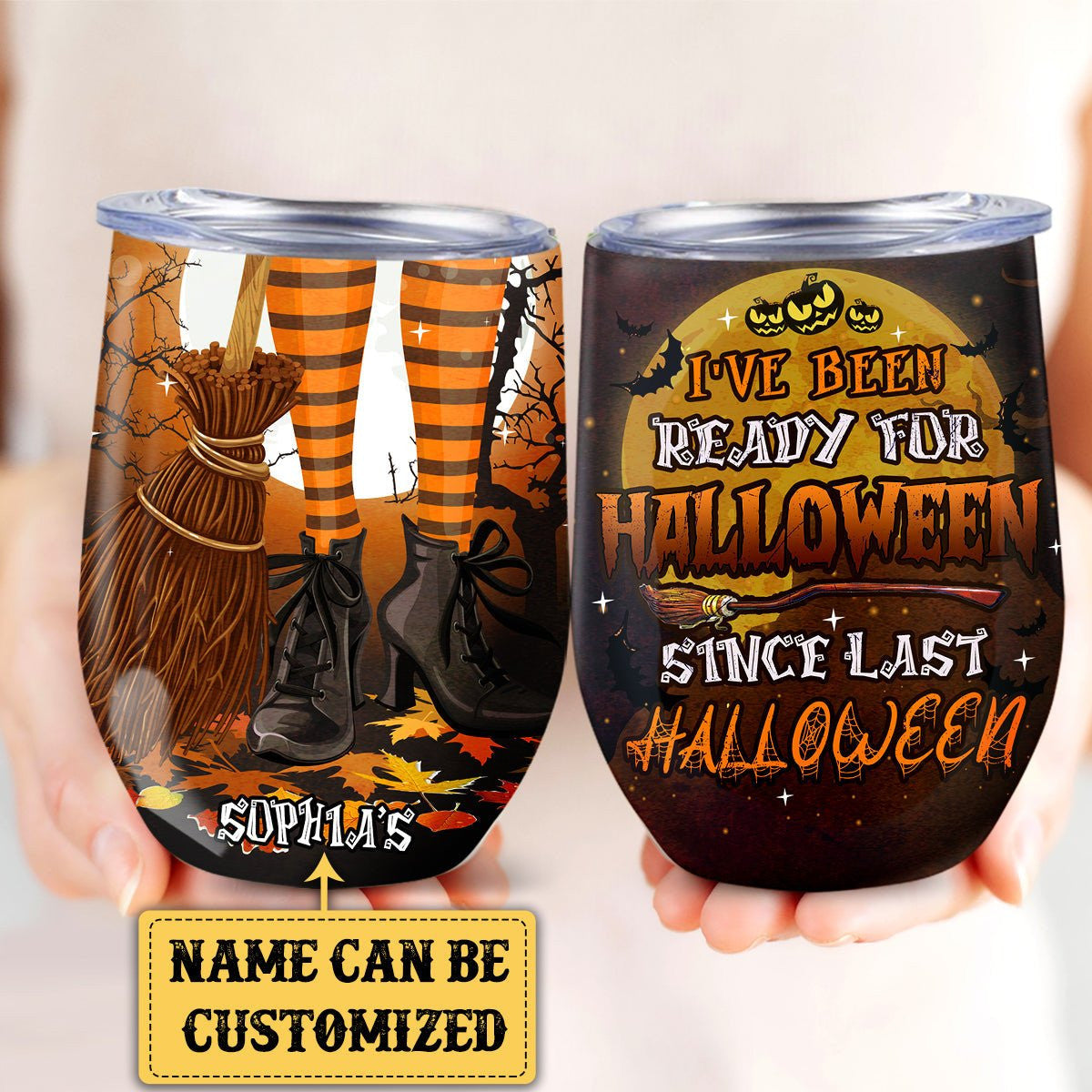 Personalized I've Been Ready For Halloween Since Last Halloween Wine Tumblerwdwq eqw easdasd Personalized I've Been Ready For Halloween Since Last Halloween Wine Tumblerewq wqe wqeaadk.