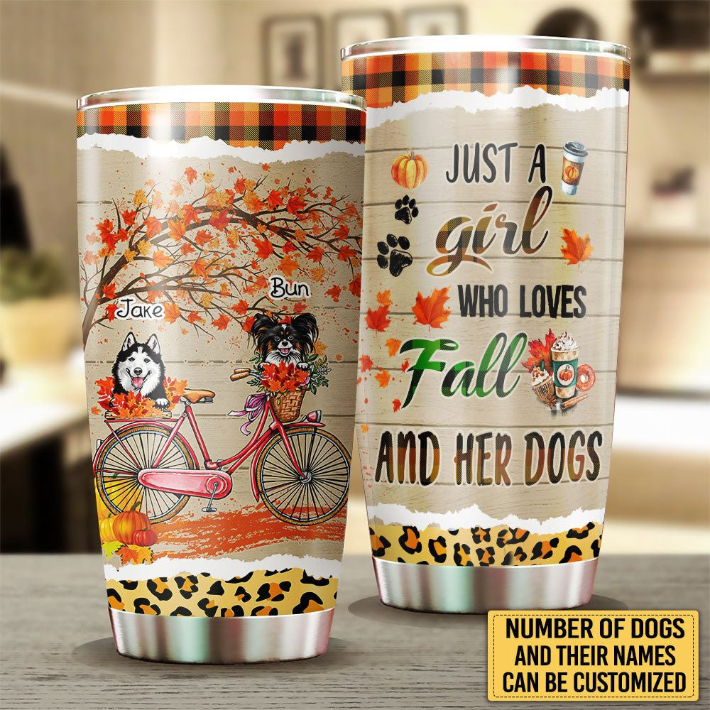 Personalized Just A Girl Who Loves Fall And Her Dogs Tumblerwdwq eqw easdasd Personalized Just A Girl Who Loves Fall And Her Dogs Tumblerewq wqe wqeaadk.