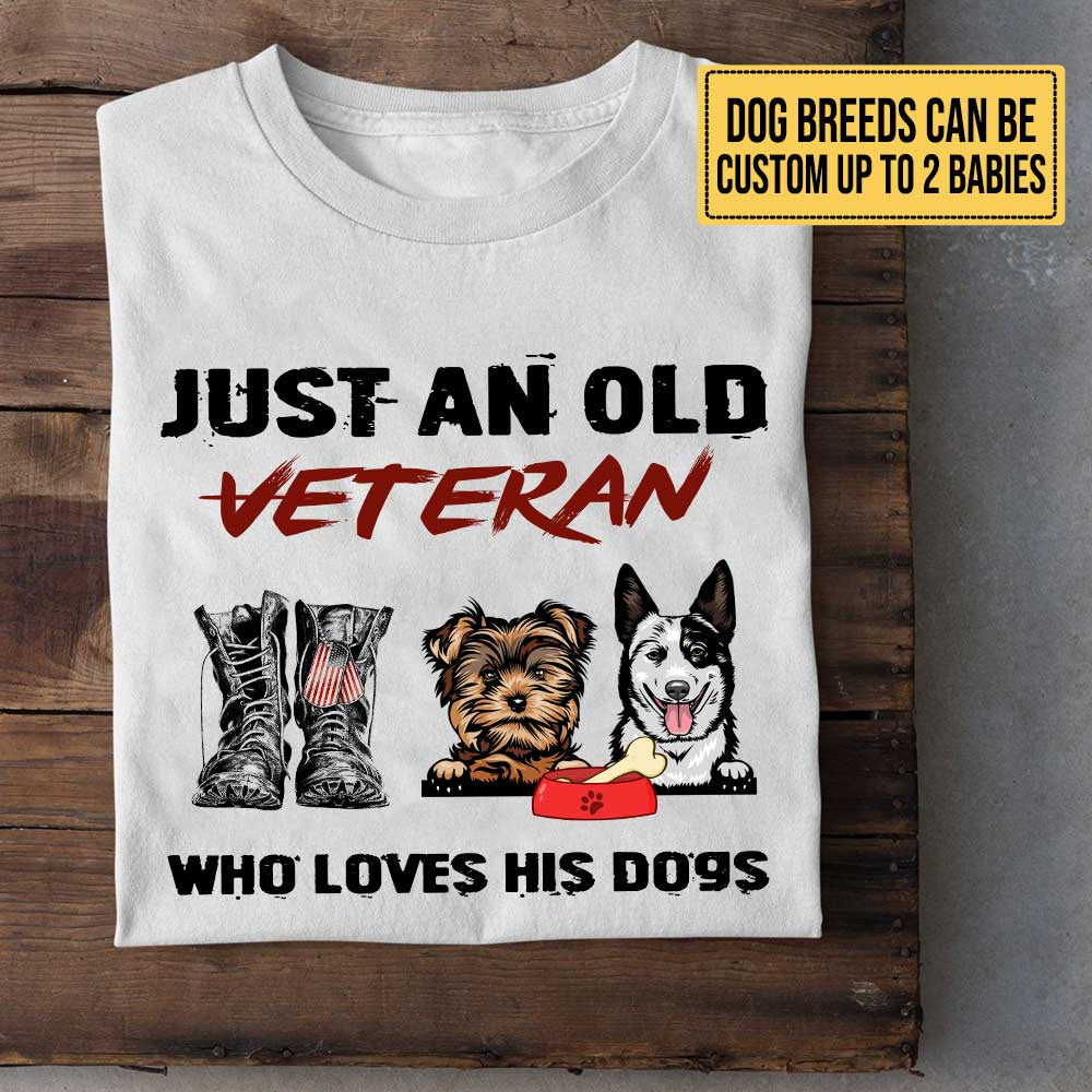 Personalized Just An Old Veteran Who Loves Dogs Shirtwdwq eqw easdasd Personalized Just An Old Veteran Who Loves Dogs Shirtewq wqe wqeaadk.