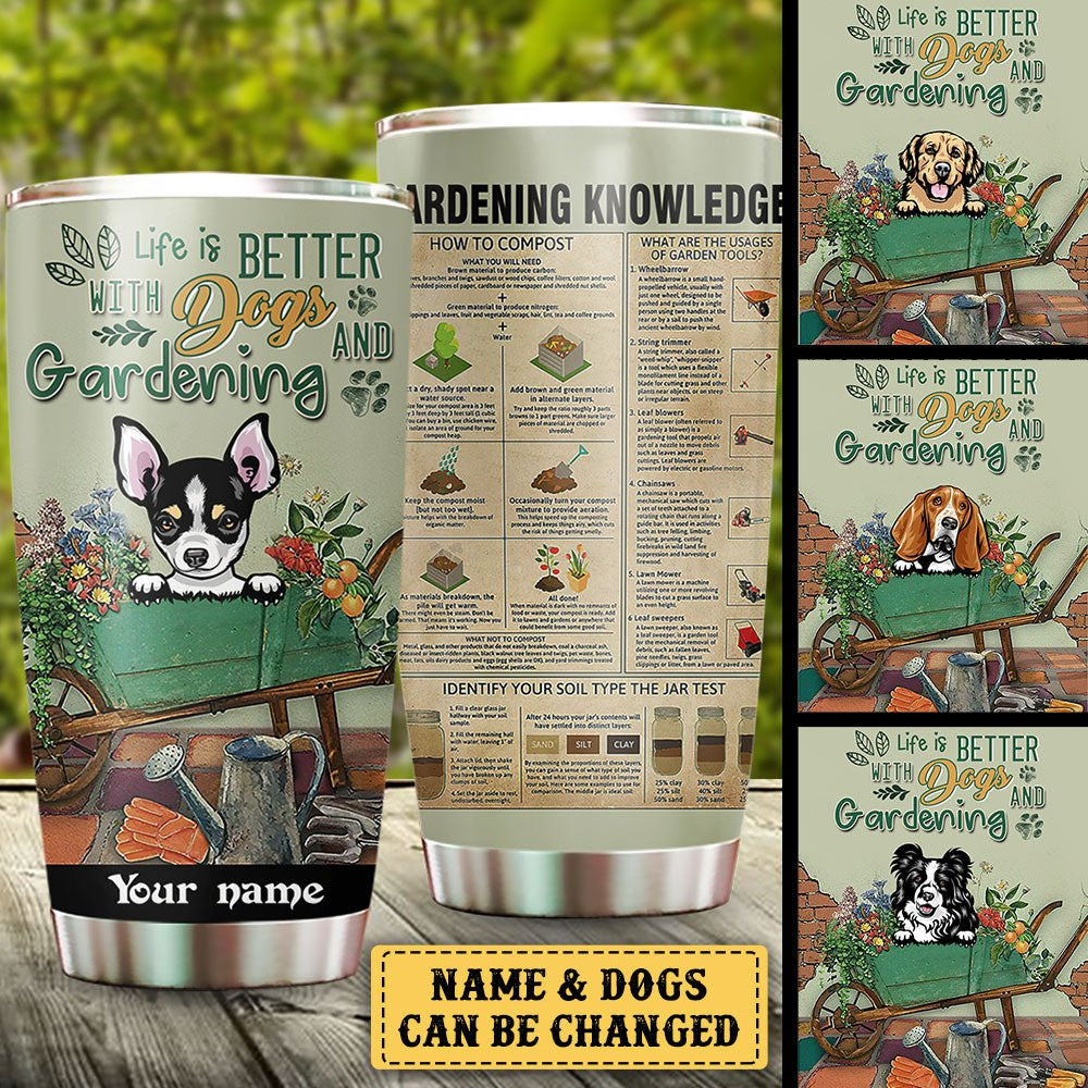 Personalized Life Is Better With Dog And Gardening Knowledge Tumblerwdwq eqw easdasd Personalized Life Is Better With Dog And Gardening Knowledge Tumblerewq wqe wqeaadk.