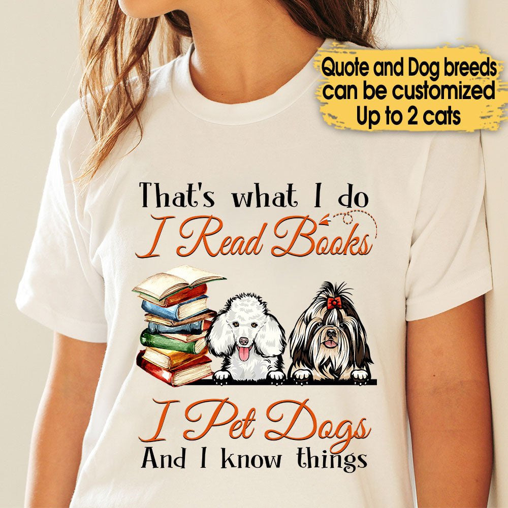 Personalized Love Reading Books And Dogs Shirtwdwq eqw easdasd Personalized Love Reading Books And Dogs Shirtewq wqe wqeaadk.