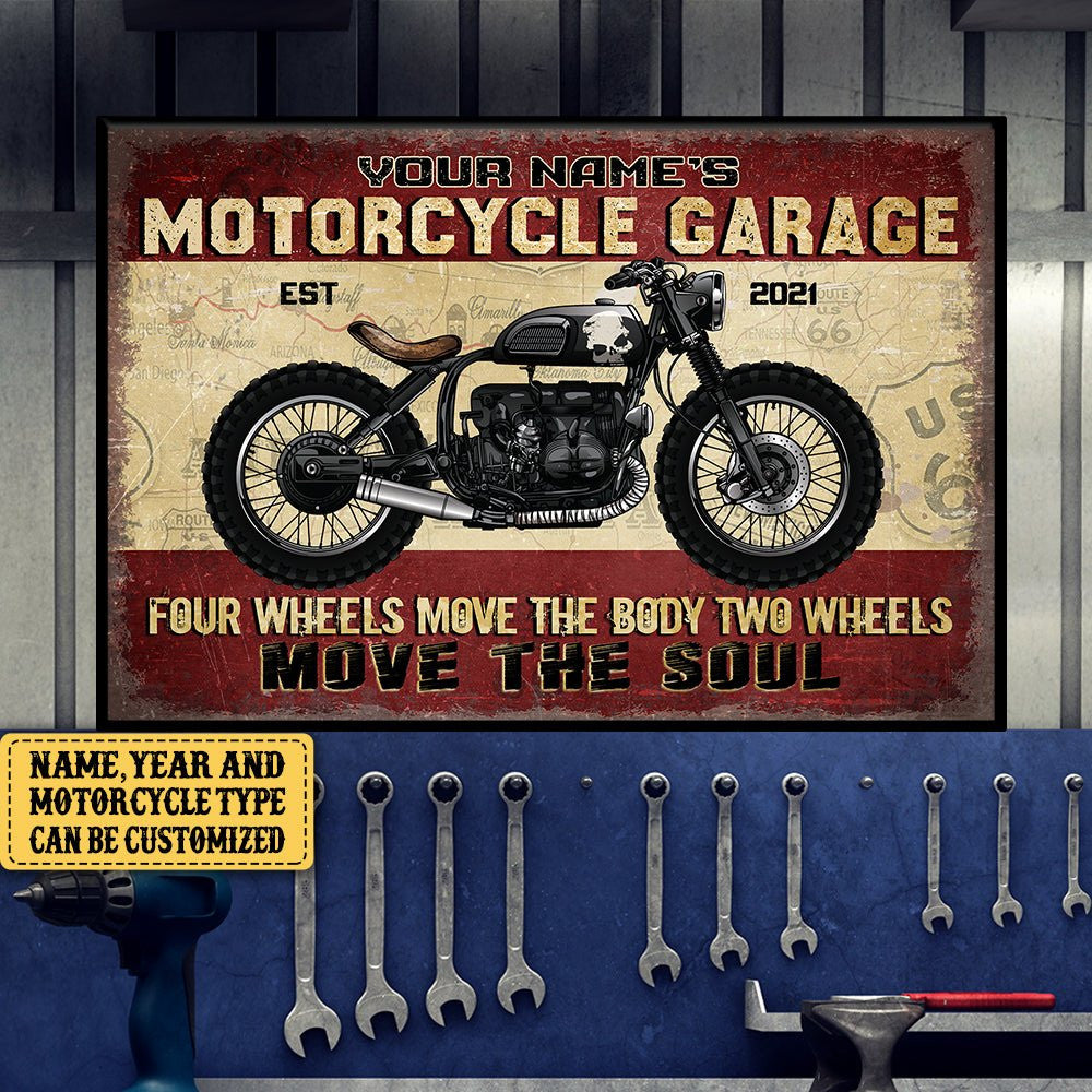 Personalized Motorcycle Garage Four Wheels Move The Body Two Wheels Move The Soul Poster & Canvaswdwq eqw easdasd Personalized Motorcycle Garage Four Wheels Move The Body Two Wheels Move The Soul Poster & Canvasewq wqe wqeaadk.