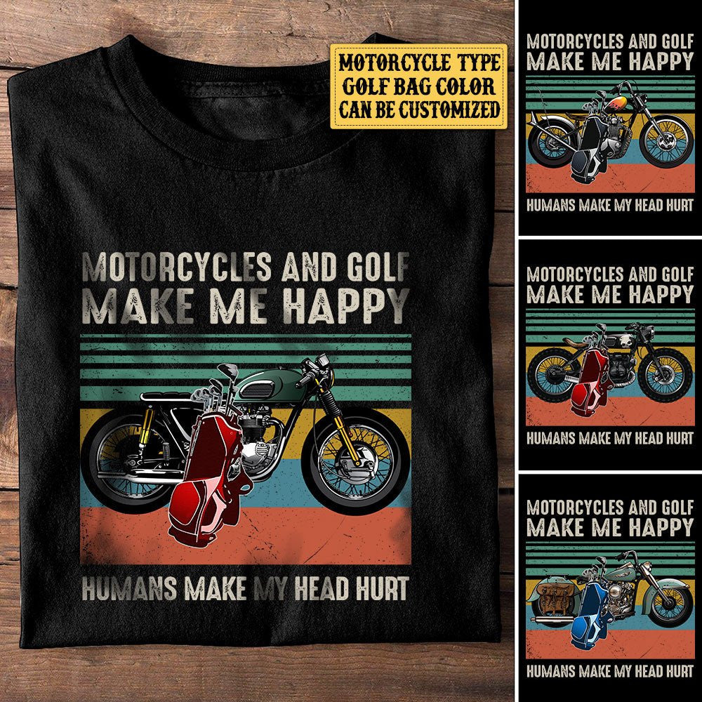 Personalized Motorcycles And Golf Make Me Happy Vintage Shirtwdwq eqw easdasd Personalized Motorcycles And Golf Make Me Happy Vintage Shirtewq wqe wqeaadk.