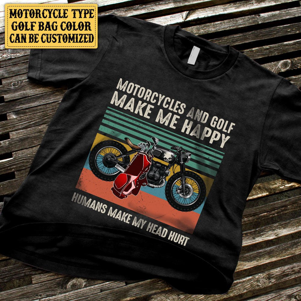 Personalized Motorcycles And Golf Make Me Happy Vintage Shirtwdwq eqw easdasd Personalized Motorcycles And Golf Make Me Happy Vintage Shirtewq wqe wqeaadk.