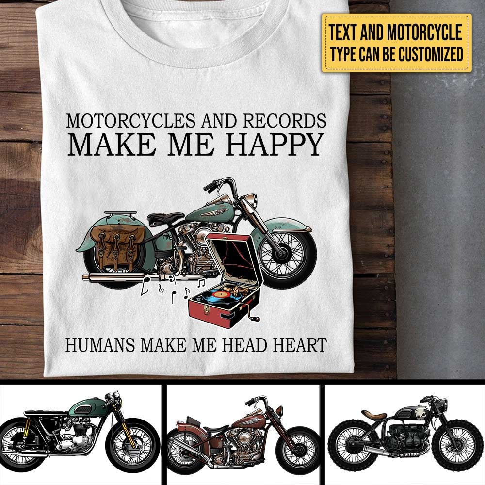 Personalized Motorcycles And Records Make Me Happy Shirtwdwq eqw easdasd Personalized Motorcycles And Records Make Me Happy Shirtewq wqe wqeaadk.