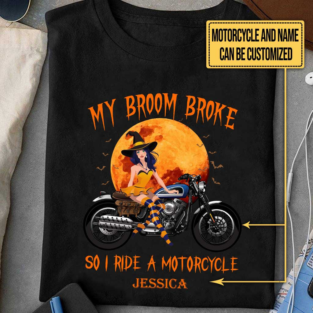 Personalized My Broom Broke So I Ride A Motorcycle Shirtwdwq eqw easdasd Personalized My Broom Broke So I Ride A Motorcycle Shirtewq wqe wqeaadk.