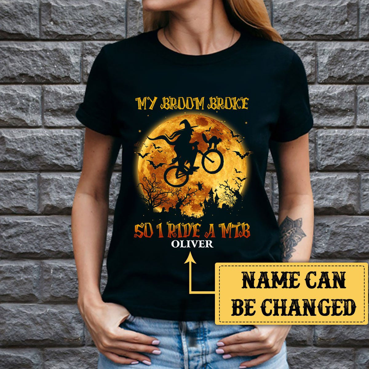 Personalized My Broom Broke So I Ride A MTB Halloween Shirtwdwq eqw easdasd Personalized My Broom Broke So I Ride A MTB Halloween Shirtewq wqe wqeaadk.