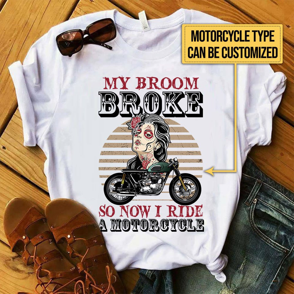 Personalized My Broom Broke So Now I Ride A Motorcycle Sugar Skull Shirtwdwq eqw easdasd Personalized My Broom Broke So Now I Ride A Motorcycle Sugar Skull Shirtewq wqe wqeaadk.