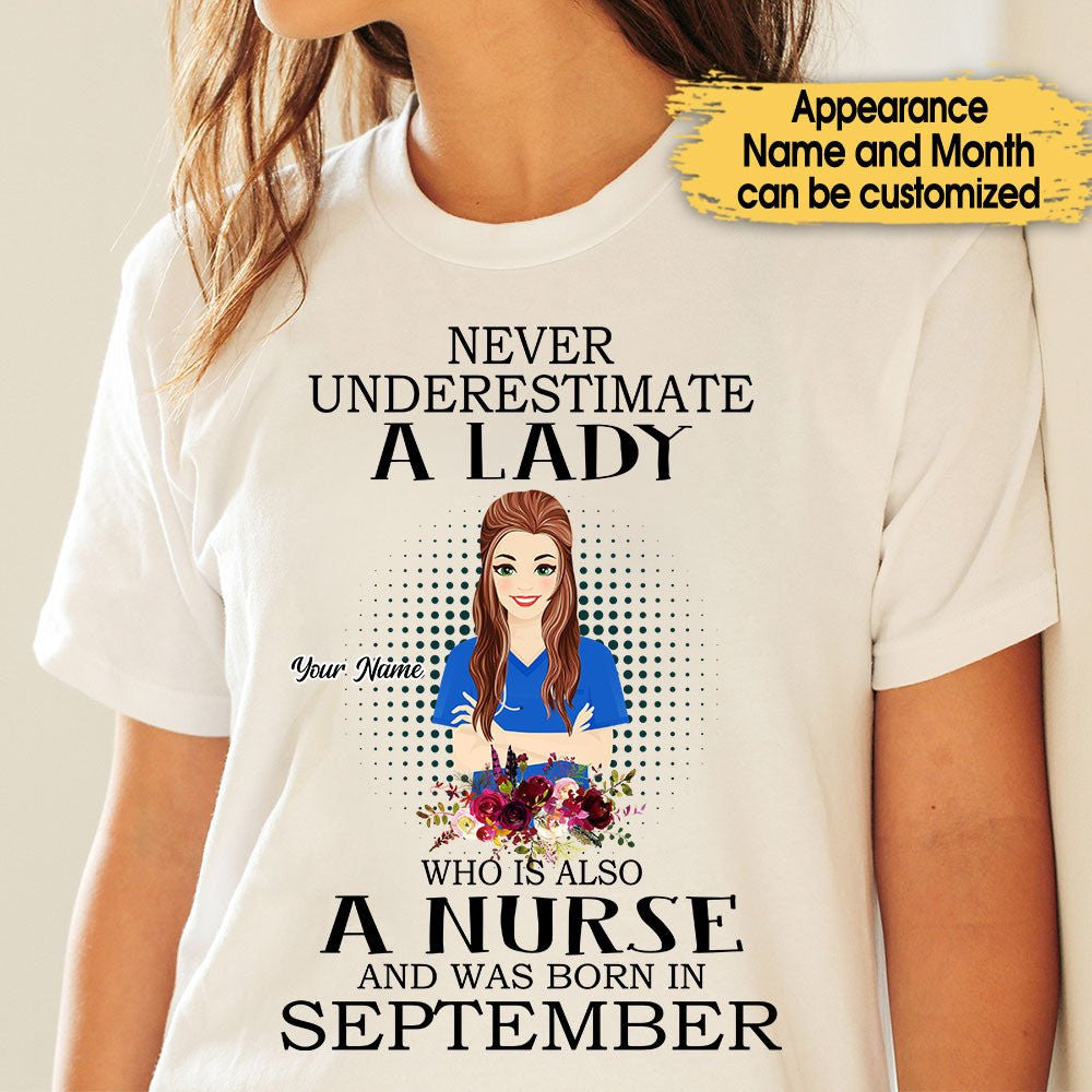 Personalized Never Underestimate A Lady Who Is Also A Nurse Birthday Shirtwdwq eqw easdasd Personalized Never Underestimate A Lady Who Is Also A Nurse Birthday Shirtewq wqe wqeaadk.