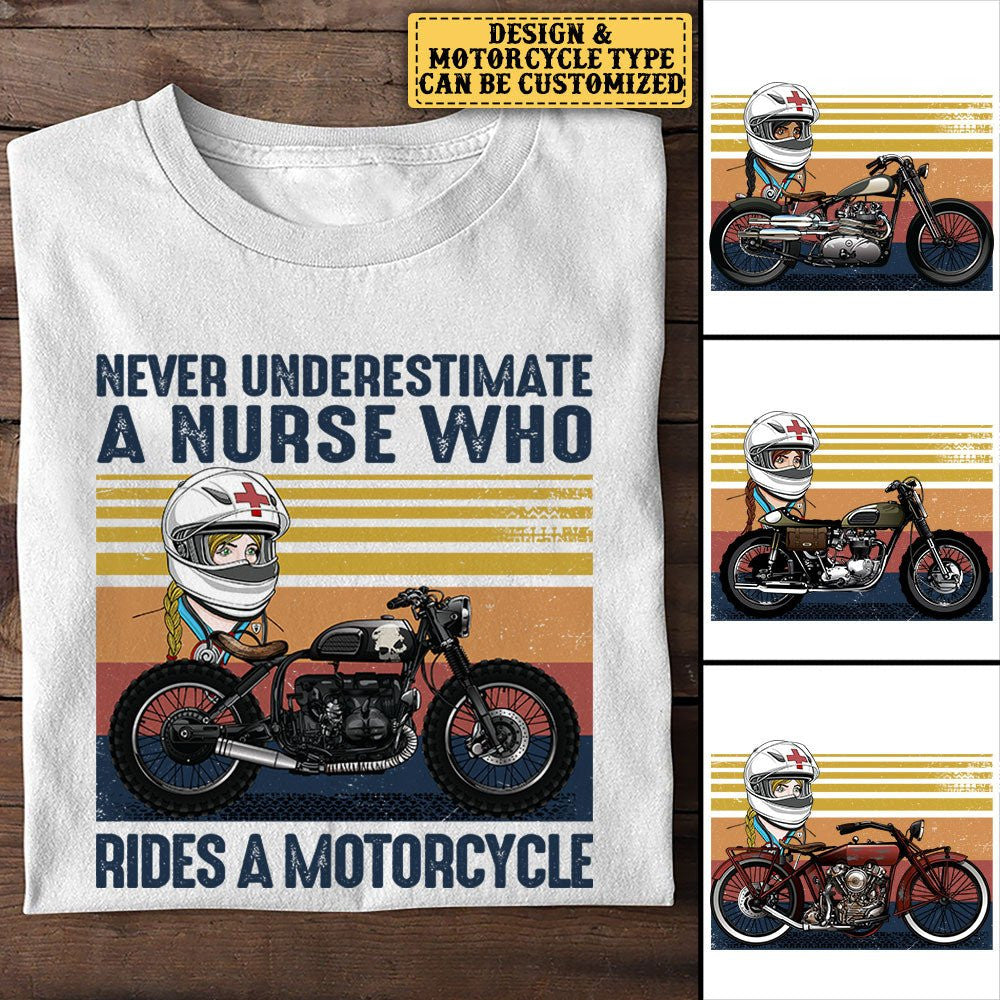 Personalized Never Underestimate A Nurse Who Rides A Motorcycle Shirtwdwq eqw easdasd Personalized Never Underestimate A Nurse Who Rides A Motorcycle Shirtewq wqe wqeaadk.