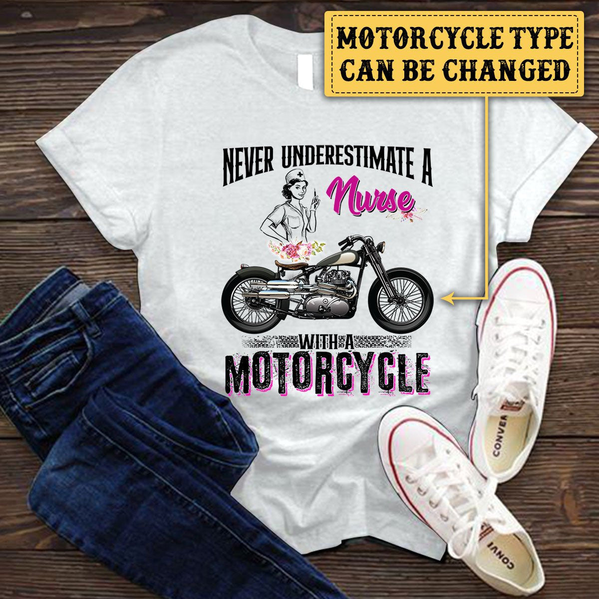 Personalized Never Underestimate A Nurse With A Motorcycle Shirtwdwq eqw easdasd Personalized Never Underestimate A Nurse With A Motorcycle Shirtewq wqe wqeaadk.