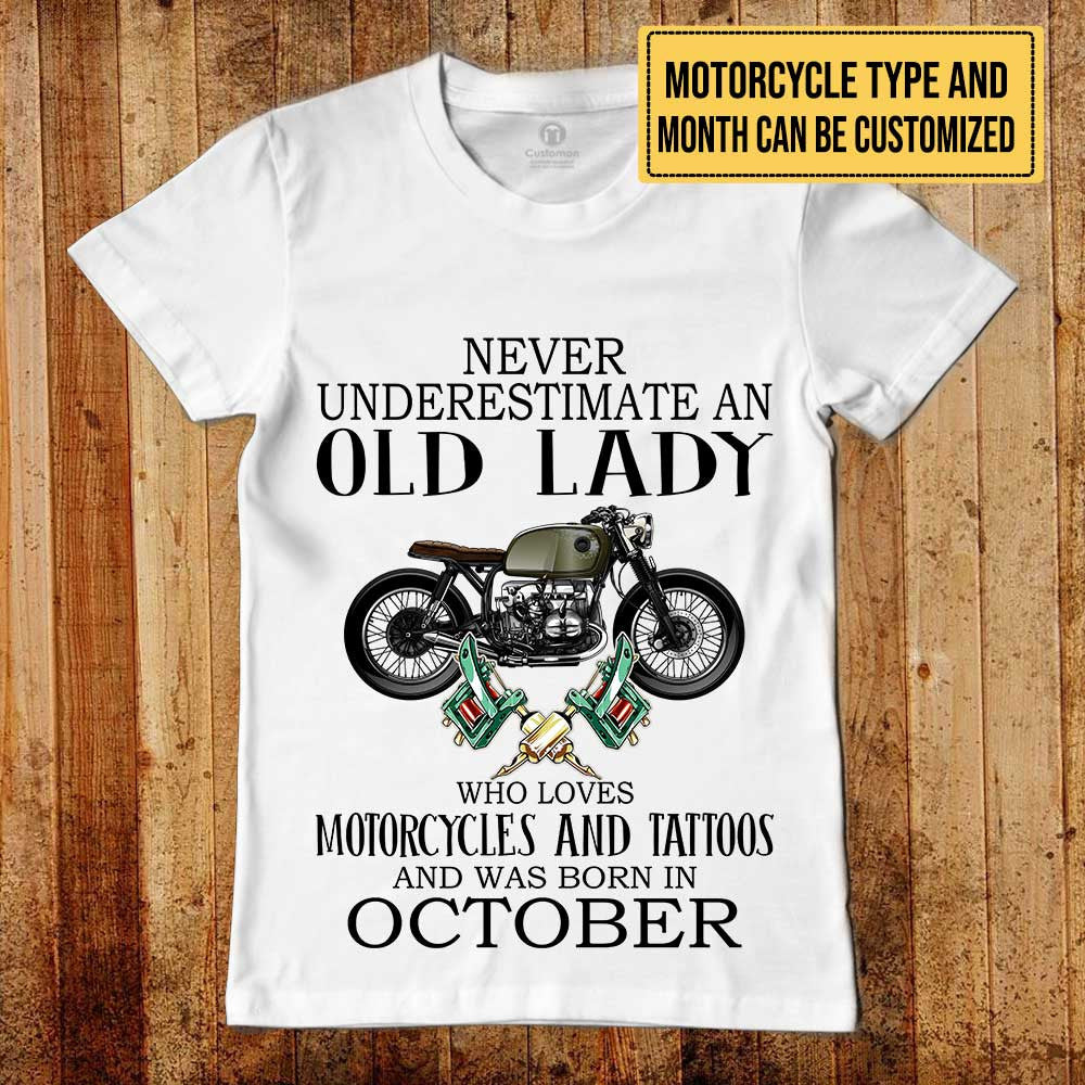 Personalized Never Underestimate An Old Lady Who Loves Motorcycles And Tattoos Birthday Shirtwdwq eqw easdasd Personalized Never Underestimate An Old Lady Who Loves Motorcycles And Tattoos Birthday Shirtewq wqe wqeaadk.