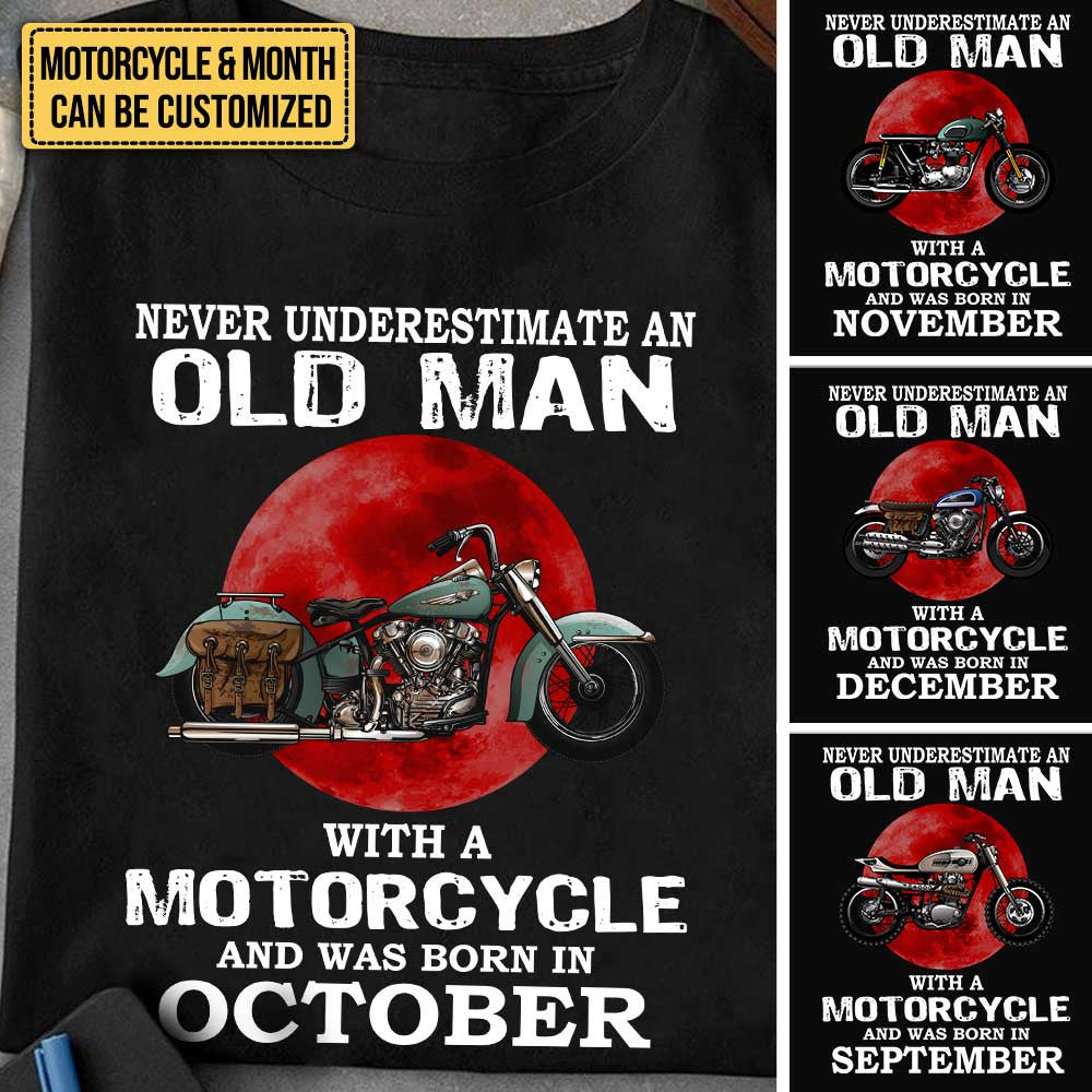 Personalized Never Underestimate An Old Man With A Motorcycle Birthday Shirtwdwq eqw easdasd Personalized Never Underestimate An Old Man With A Motorcycle Birthday Shirtewq wqe wqeaadk.