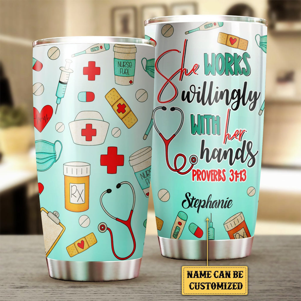 Personalized Nurse She Works Willingly With Her Hands Tumblerwdwq eqw easdasd Personalized Nurse She Works Willingly With Her Hands Tumblerewq wqe wqeaadk.