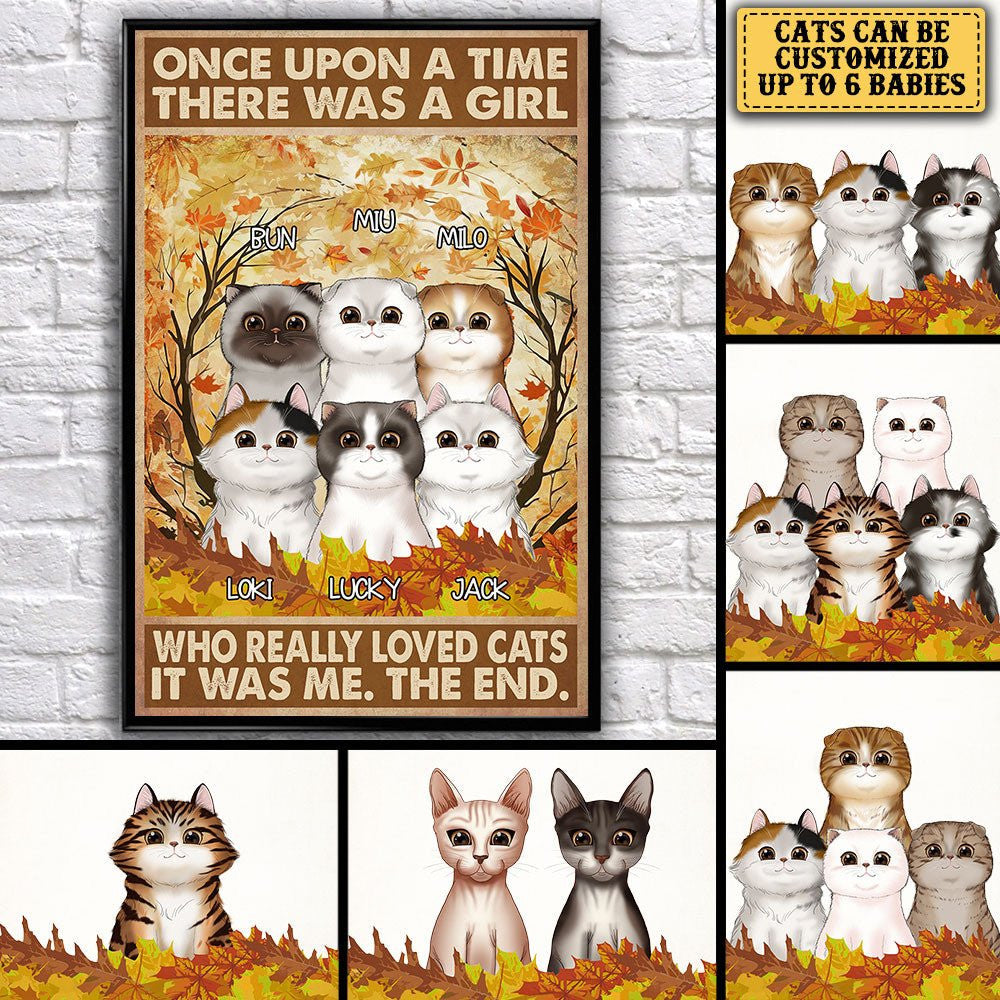 Personalized Once Up A Time There Was A Girl Who Really Loved Cats Poster & Canvaswdwq eqw easdasd Personalized Once Up A Time There Was A Girl Who Really Loved Cats Poster & Canvasewq wqe wqeaadk.