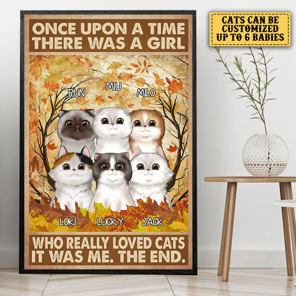 Personalized Once Up A Time There Was A Girl Who Really Loved Cats Poster & Canvaswdwq eqw easdasd Personalized Once Up A Time There Was A Girl Who Really Loved Cats Poster & Canvasewq wqe wqeaadk.