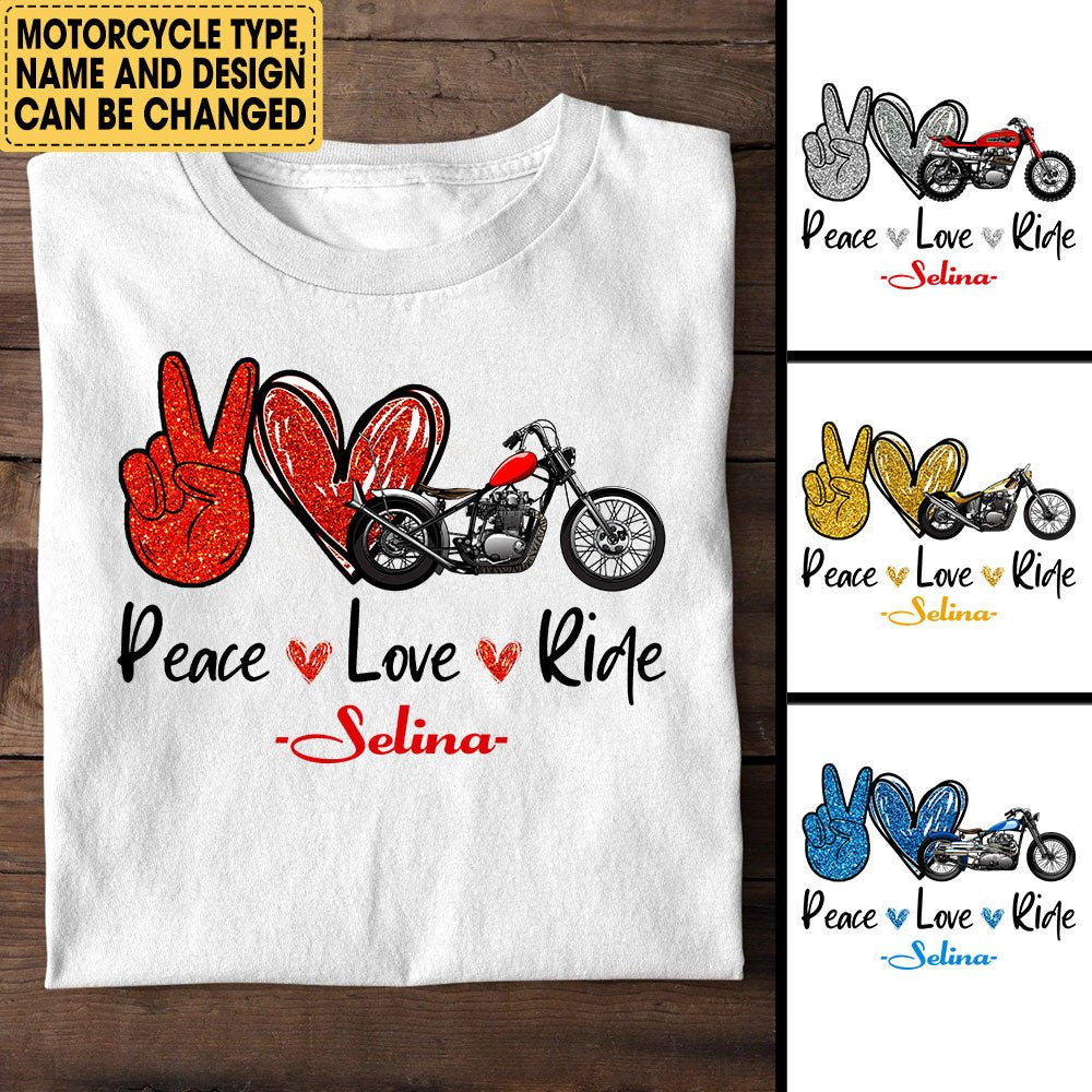 Personalized Peace Love Ride Motorcycle Shirtwdwq eqw easdasd Personalized Peace Love Ride Motorcycle Shirtewq wqe wqeaadk.