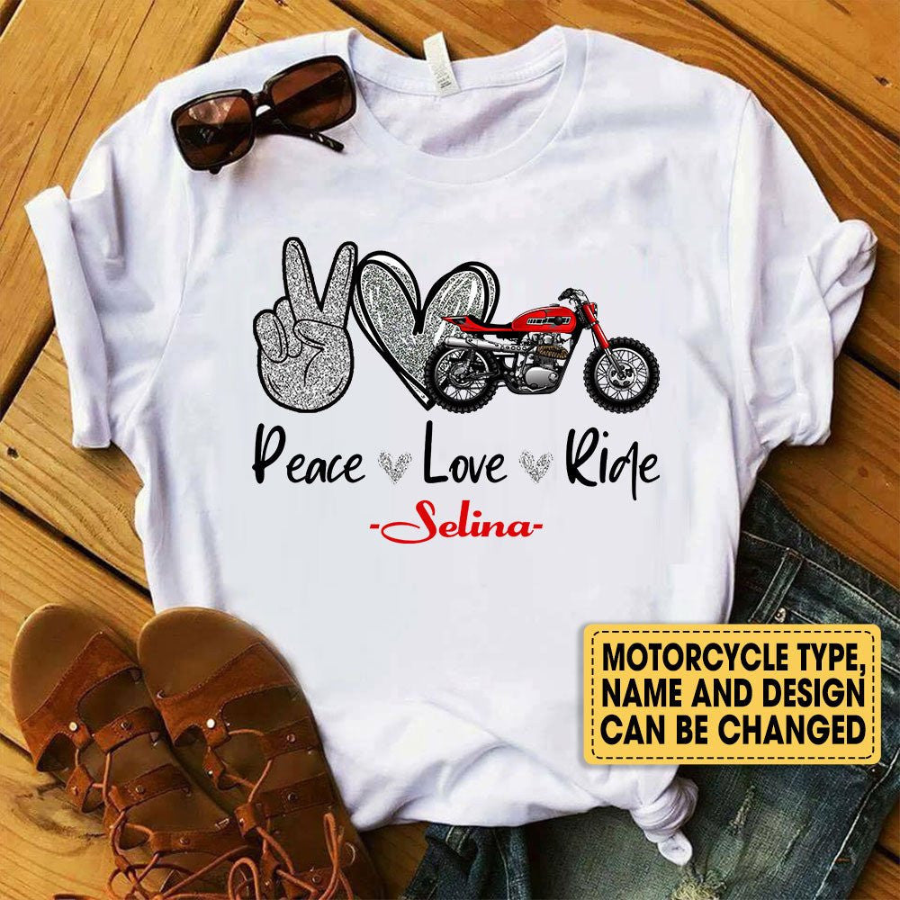 Personalized Peace Love Ride Motorcycle Shirtwdwq eqw easdasd Personalized Peace Love Ride Motorcycle Shirtewq wqe wqeaadk.