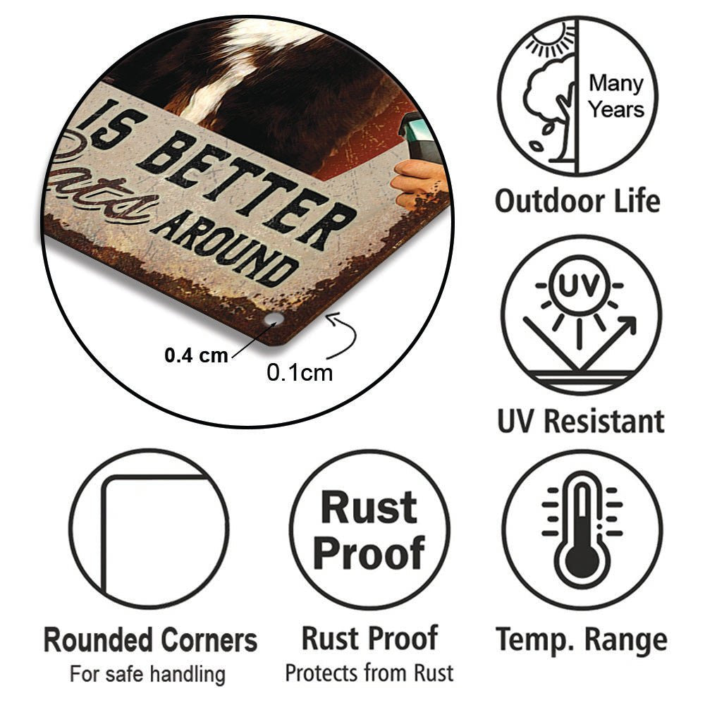 Personalized Pet Grooming Salon Life Is Better With Cats Around Metal Signwdwq eqw easdasd Personalized Pet Grooming Salon Life Is Better With Cats Around Metal Signewq wqe wqeaadk.