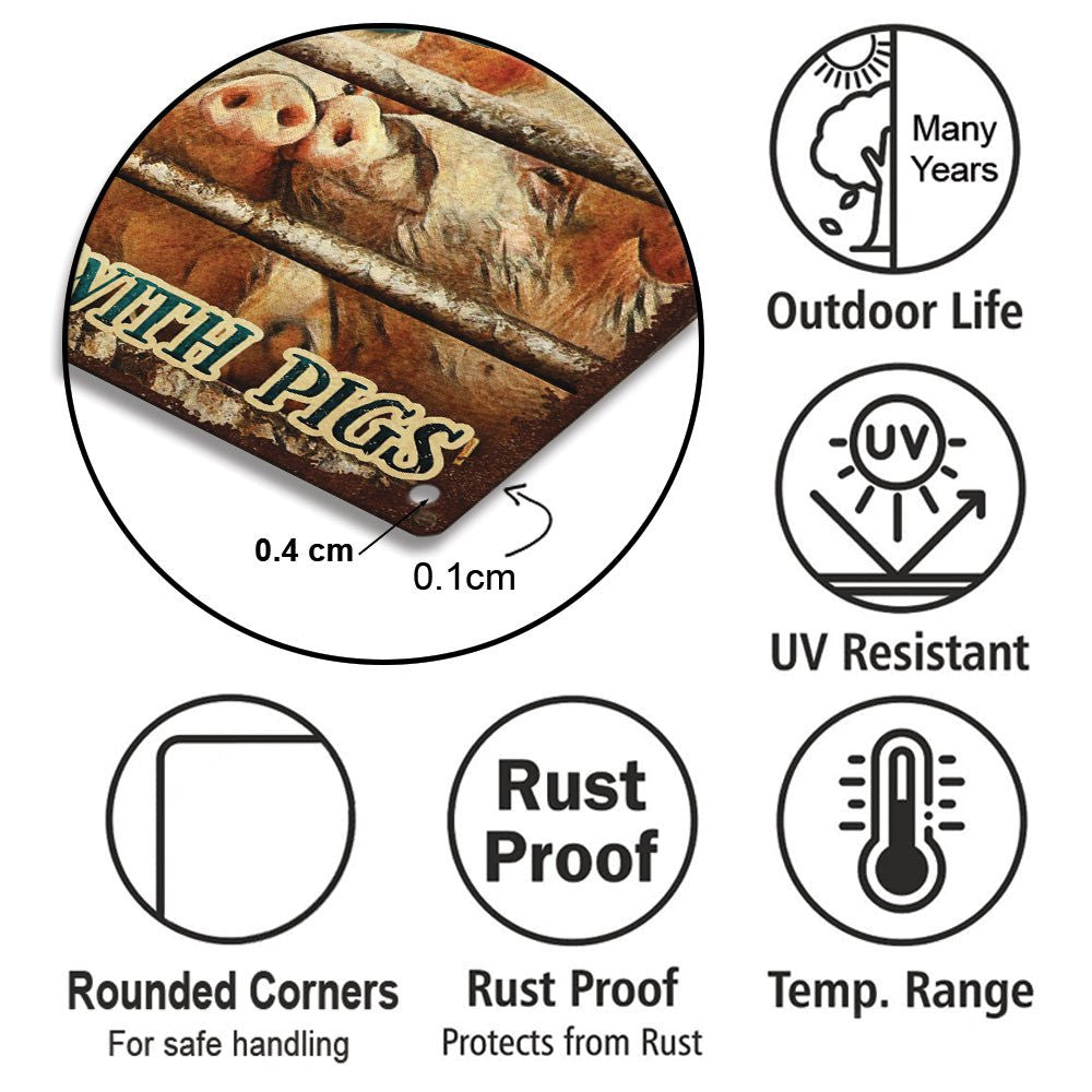 Personalized Pigsty Classic Metal Signwdwq eqw easdasd Personalized Pigsty Classic Metal Signewq wqe wqeaadk.