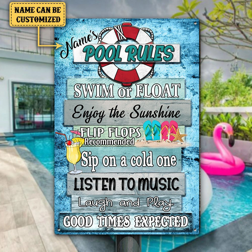 Personalized Pool Rules Metal Signwdwq eqw easdasd Personalized Pool Rules Metal Signewq wqe wqeaadk.