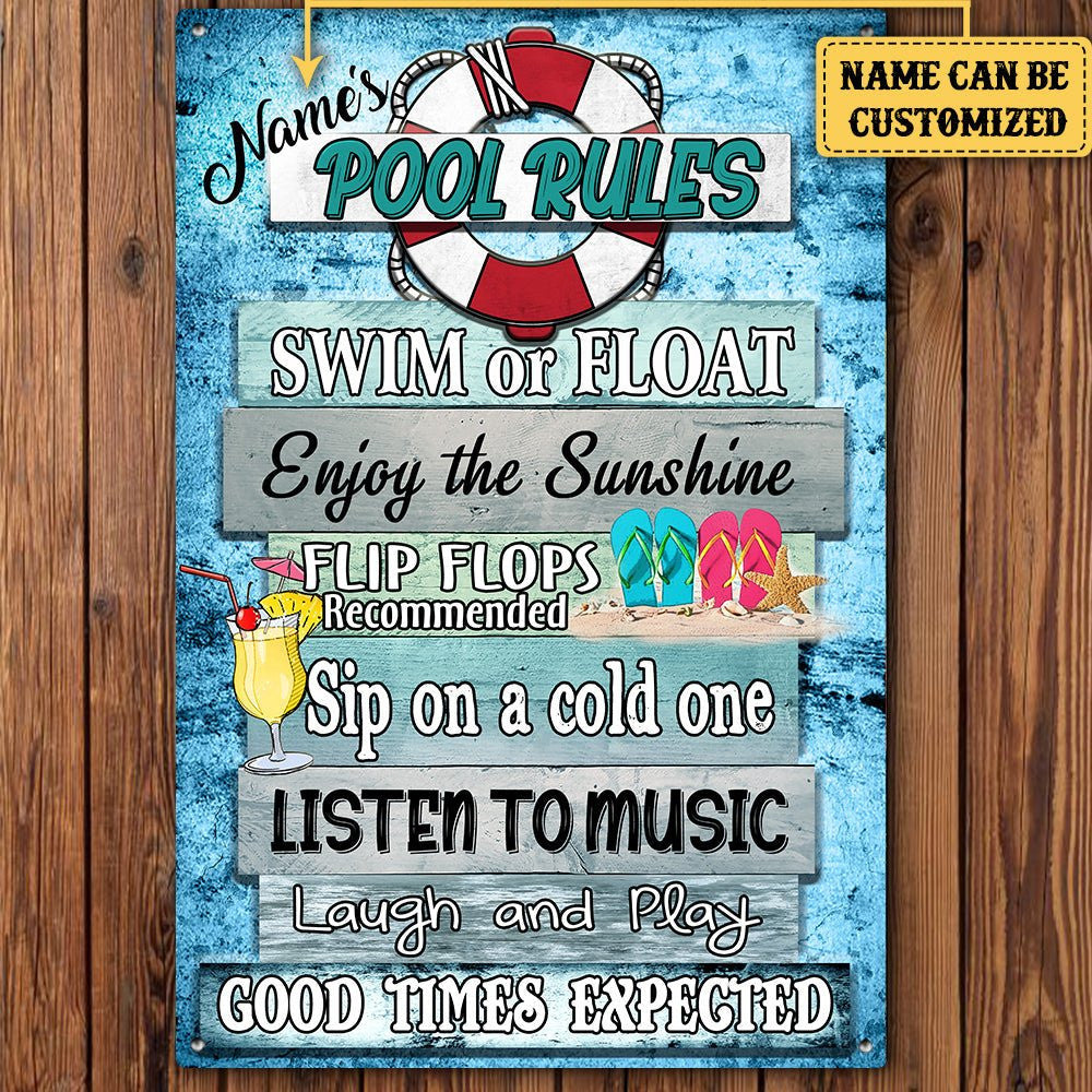 Personalized Pool Rules Metal Signwdwq eqw easdasd Personalized Pool Rules Metal Signewq wqe wqeaadk.