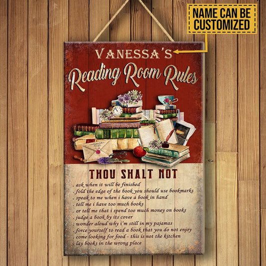 Personalized Reading Room Rules Pallet Wood Rectangle Signwdwq eqw easdasd Personalized Reading Room Rules Pallet Wood Rectangle Signewq wqe wqeaadk.
