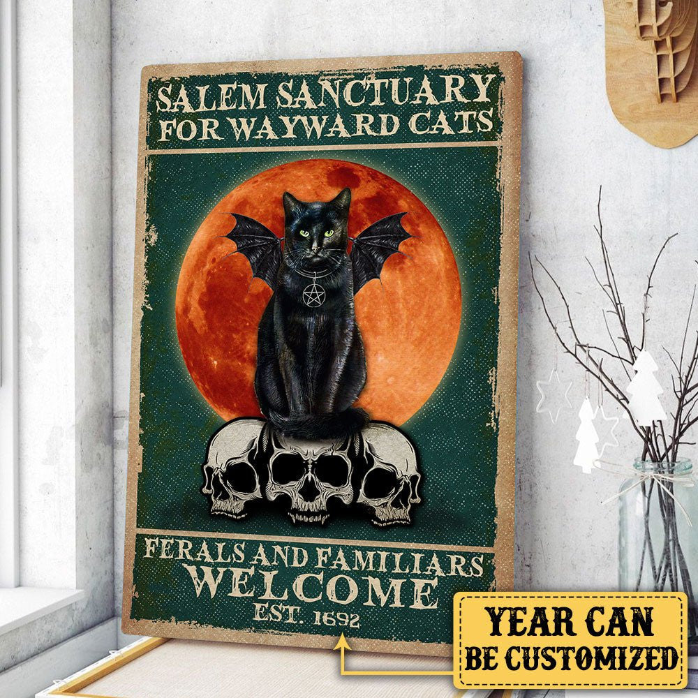 Personalized Salem Sanctuary For Wayward Cats Poster & Canvaswdwq eqw easdasd Personalized Salem Sanctuary For Wayward Cats Poster & Canvasewq wqe wqeaadk.