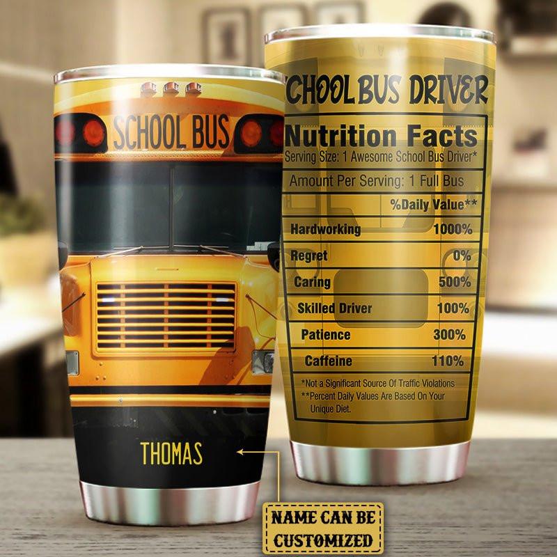 Personalized School Bus Driver Nutritional Facts Tumblerwdwq eqw easdasd Personalized School Bus Driver Nutritional Facts Tumblerewq wqe wqeaadk.