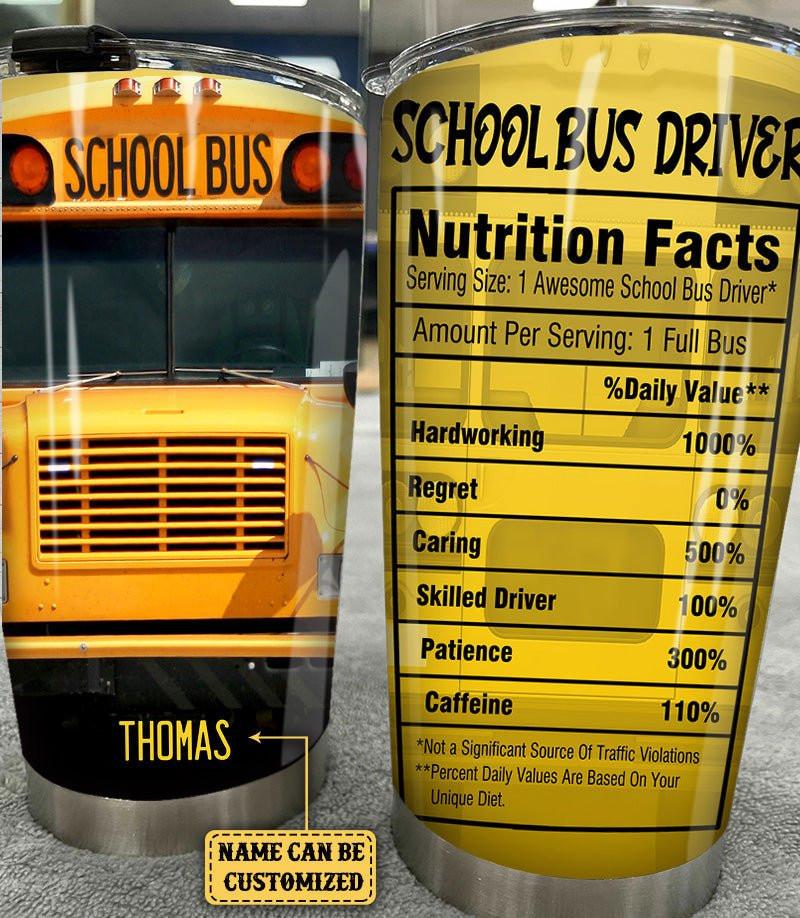 Personalized School Bus Driver Nutritional Facts Tumblerwdwq eqw easdasd Personalized School Bus Driver Nutritional Facts Tumblerewq wqe wqeaadk.