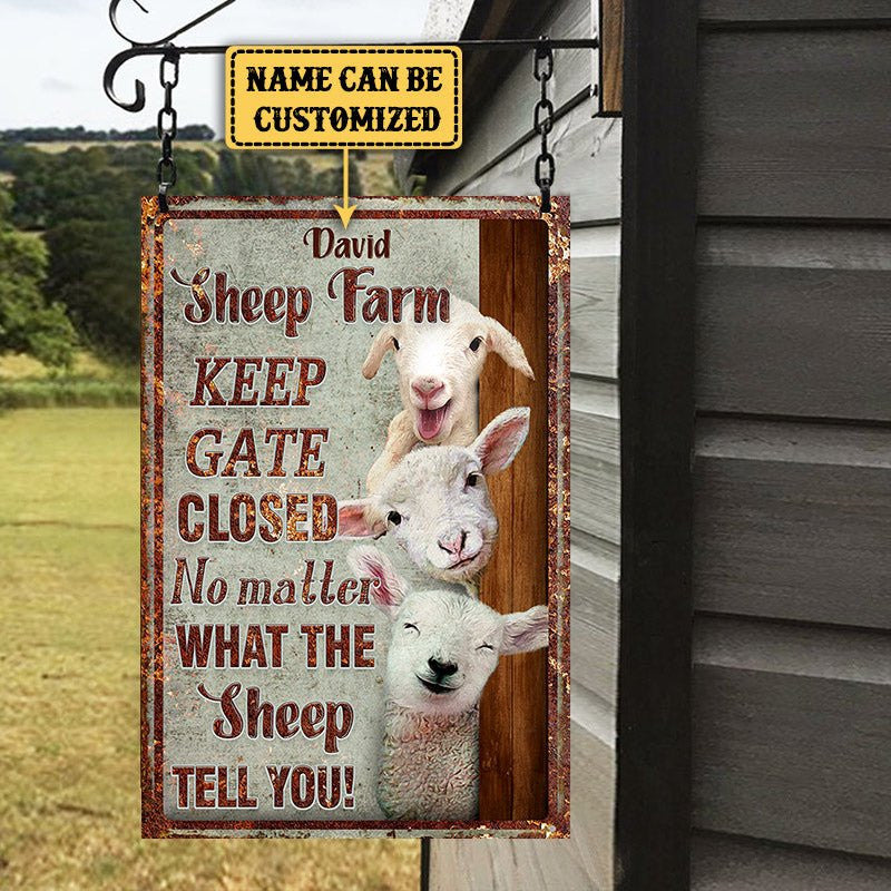 Personalized Sheep Farm Metal Signwdwq eqw easdasd Personalized Sheep Farm Metal Signewq wqe wqeaadk.