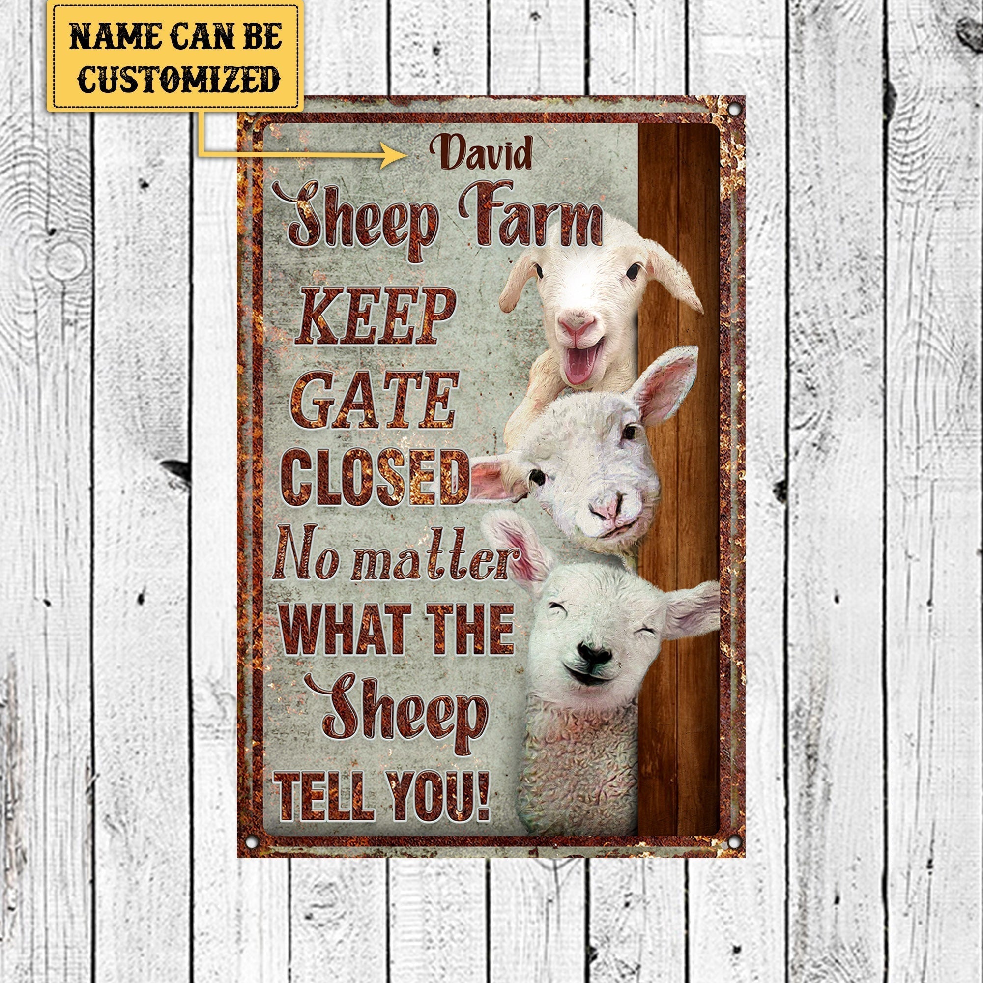 Personalized Sheep Farm Metal Signwdwq eqw easdasd Personalized Sheep Farm Metal Signewq wqe wqeaadk.
