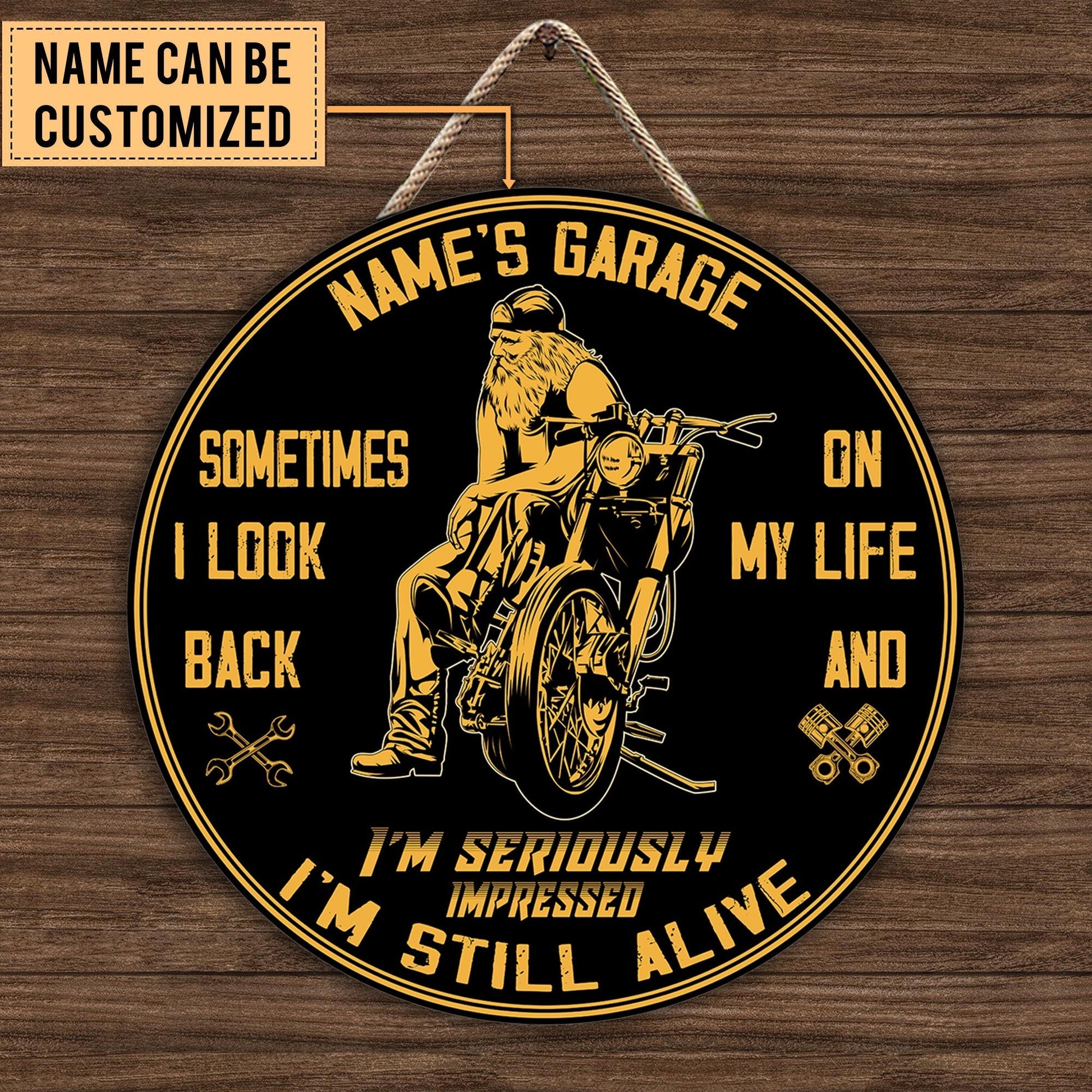 Personalized Sometime I Look Back On My Life I Seriously Impressed I'm Still Alive Motorcycles Wood Round Signwdwq eqw easdasd Personalized Sometime I Look Back On My Life I Seriously Impressed I'm Still Alive Motorcycles Wood Round Signewq wqe wqeaadk.
