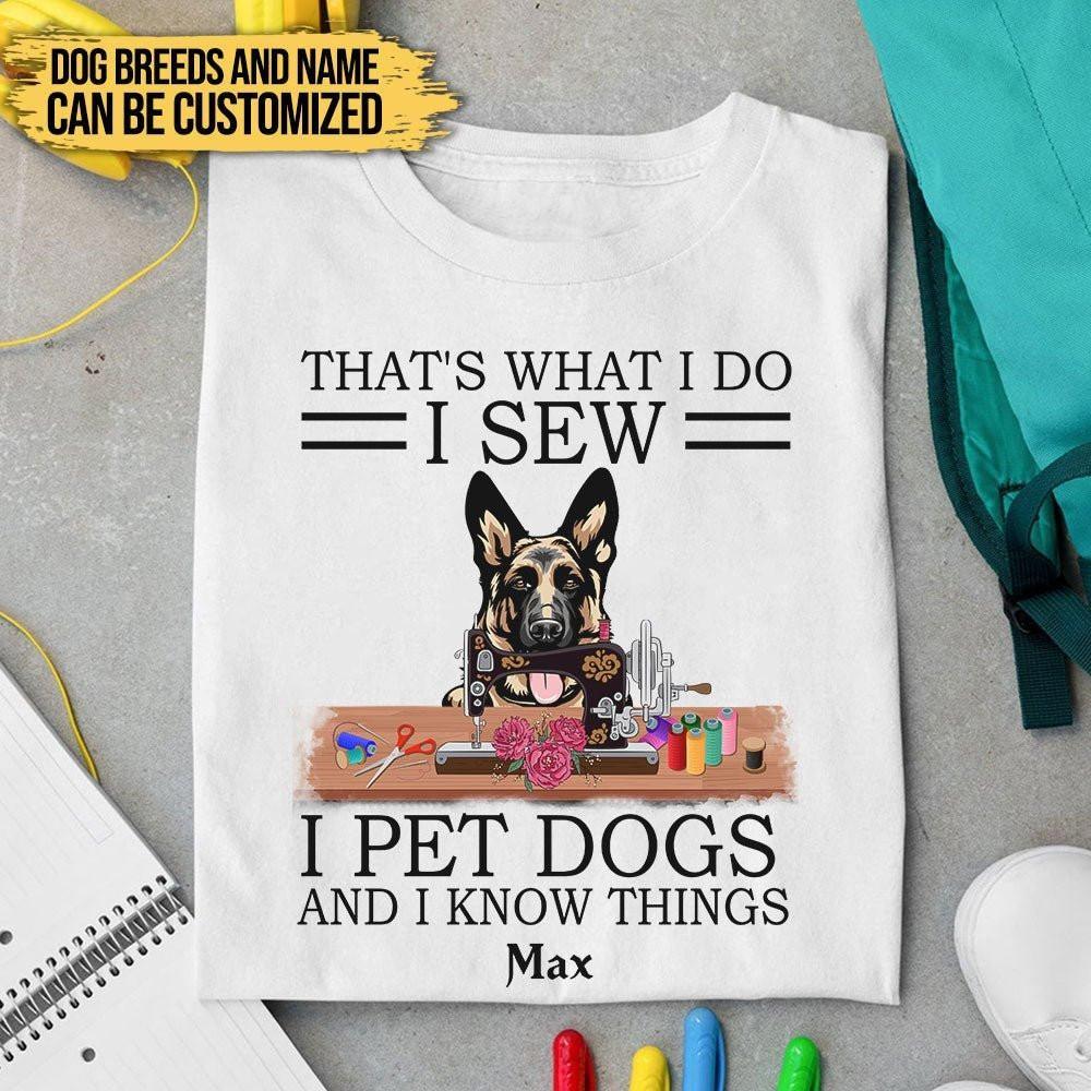 Personalized That's What I Do I Pet Dogs Shirt.