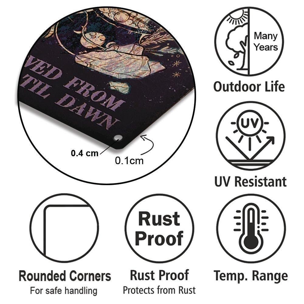 Personalized Witches Brew Classic Metal Sign.