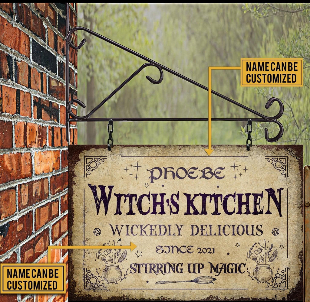 Personalized Witch's Kitchen Classic Metal Sign.