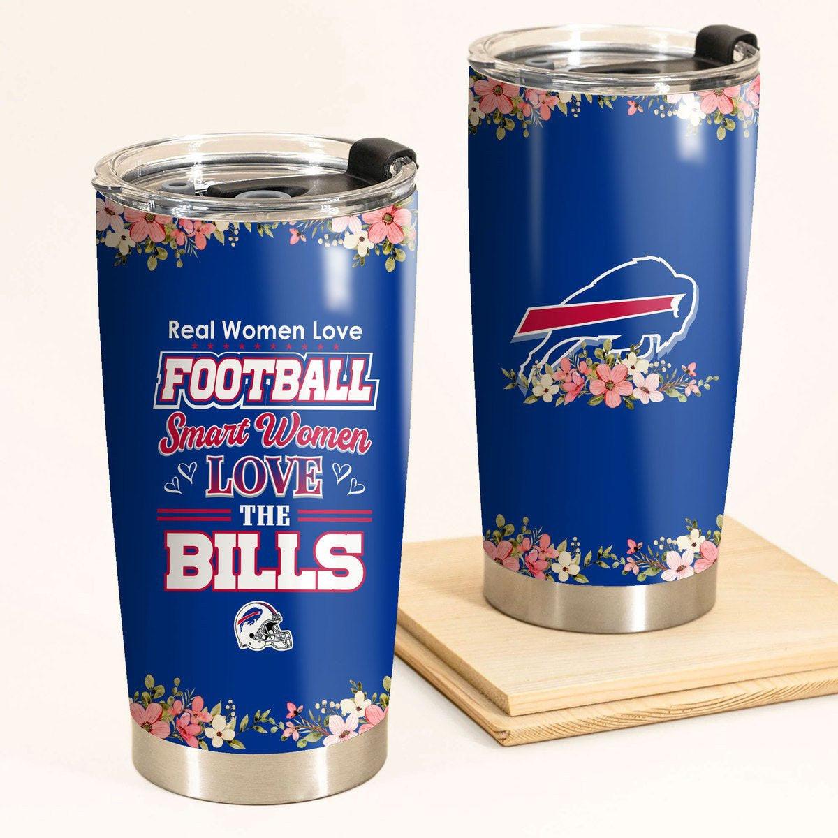 Smart Women Love The Buffalo Football Tumbler.