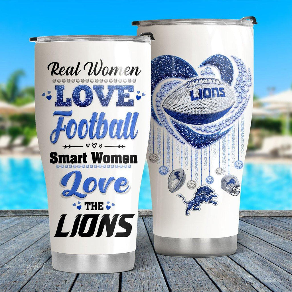 Smart Women Love The Lions Tumbler.